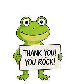 RockFrog Thank you you rock