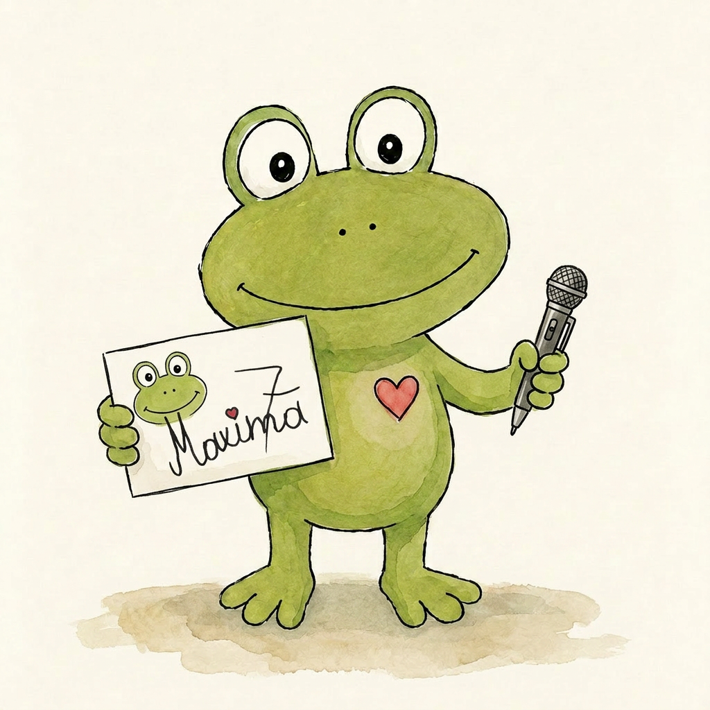 RockFrog mit Autogrammkarte